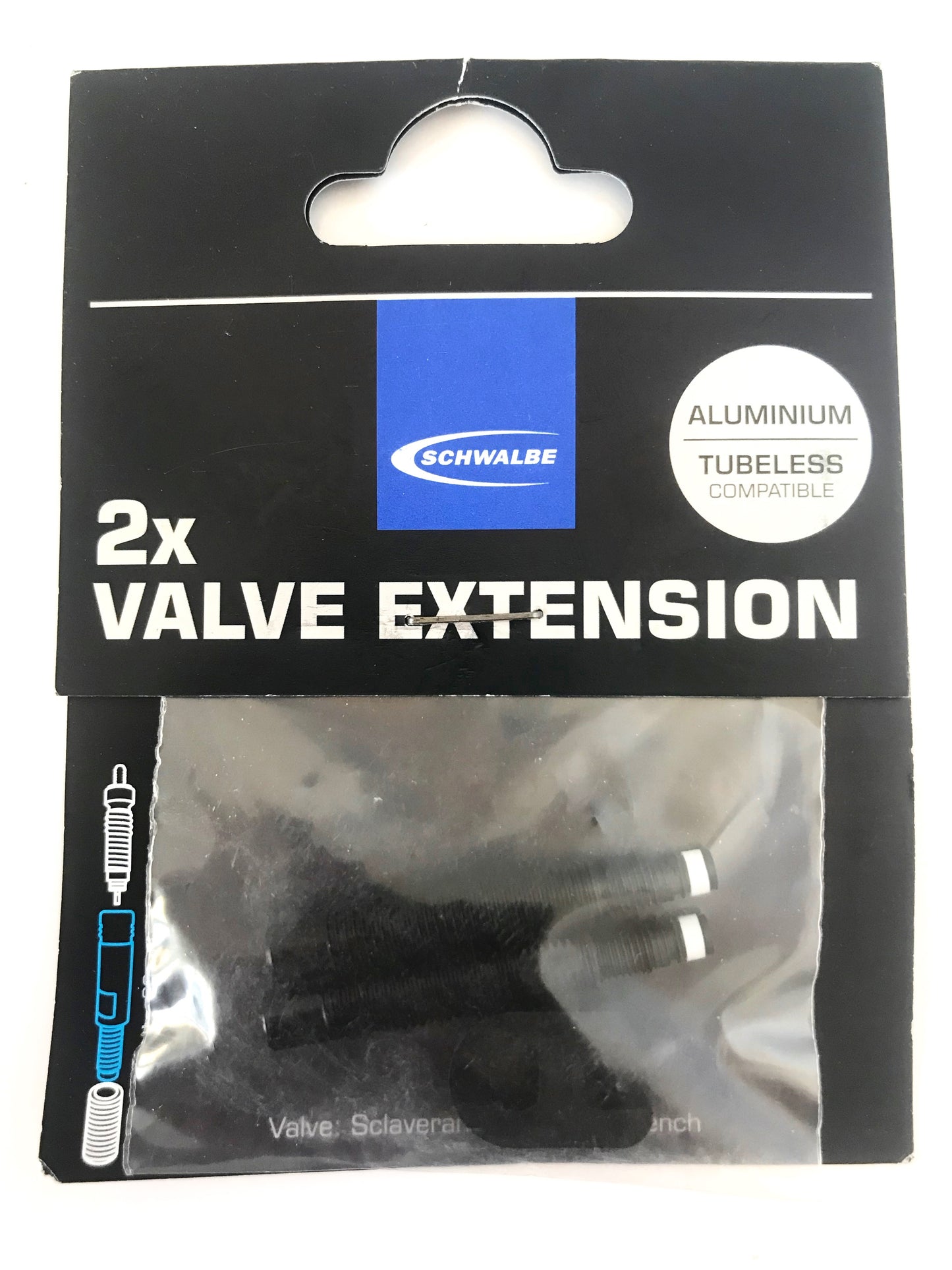 Twin Pack of Schwalbe Valve Extenders
