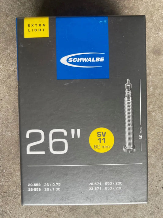 Schwalbe 650c, Extra Light, inner tube, 60mm valve